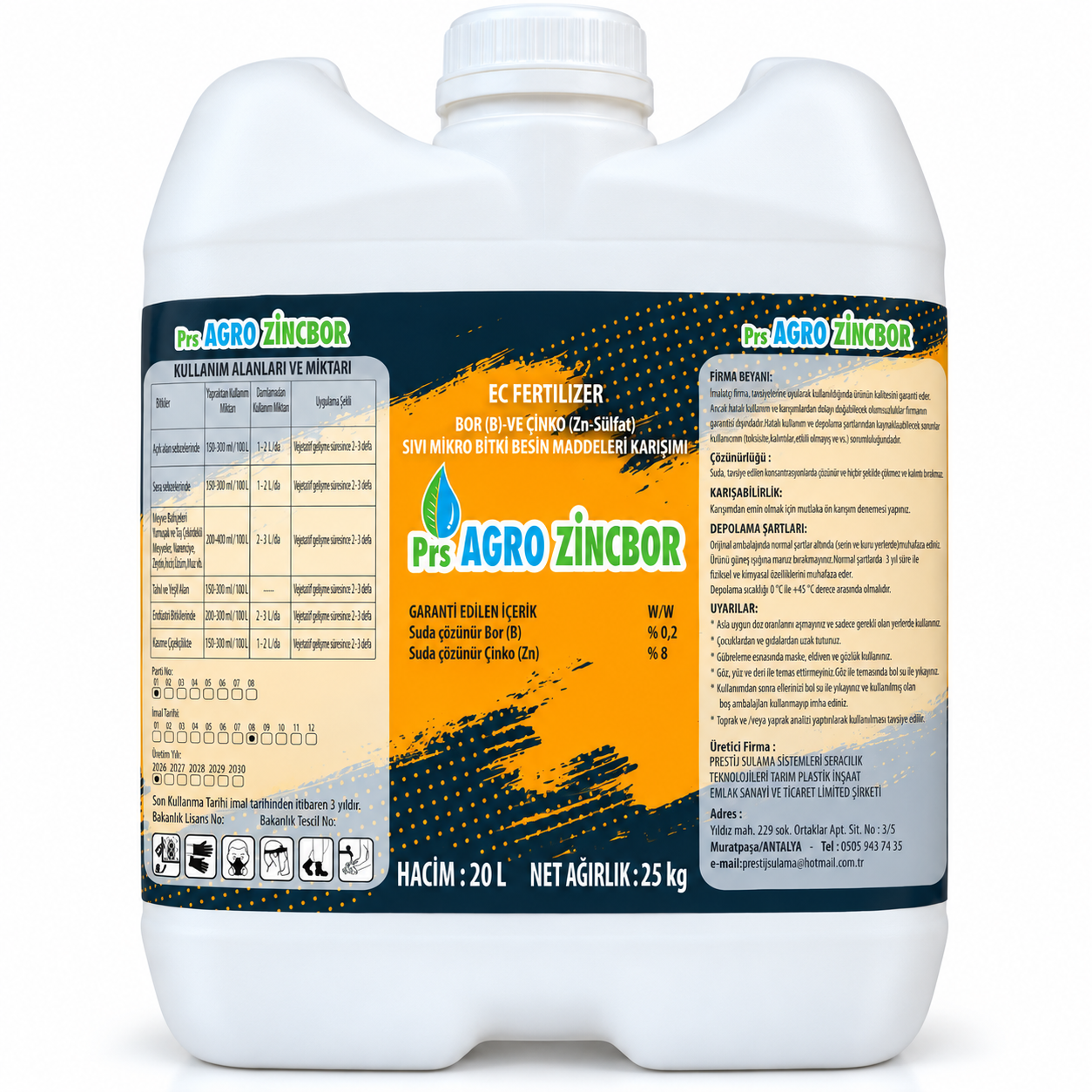 PRS AGRO ZİNCBOR ürün görseli
